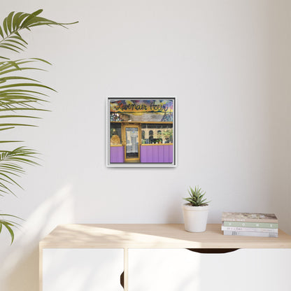 The Lavender Hour Findlay O. Framed Matte Canvas Art - The Lavenear Hour Storefront Decor