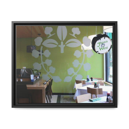 Japan West Findlay O. Modern Botanical Canvas Art - Framed Wall Decor for Dining Spaces