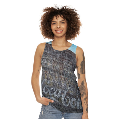 Coca Cola Brickboard Unisex Tank Top (AOP)