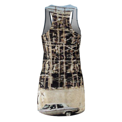 Glass Block Women's Cut & Sew Racerback Dress (AOP)