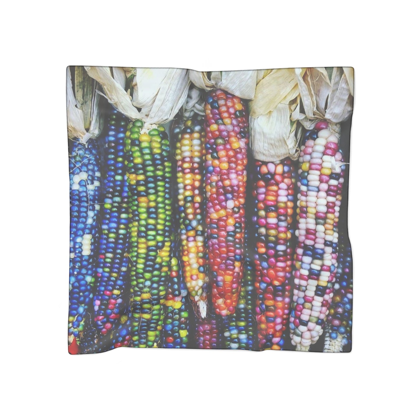 Rainbow Corn Collection Poly Scarf