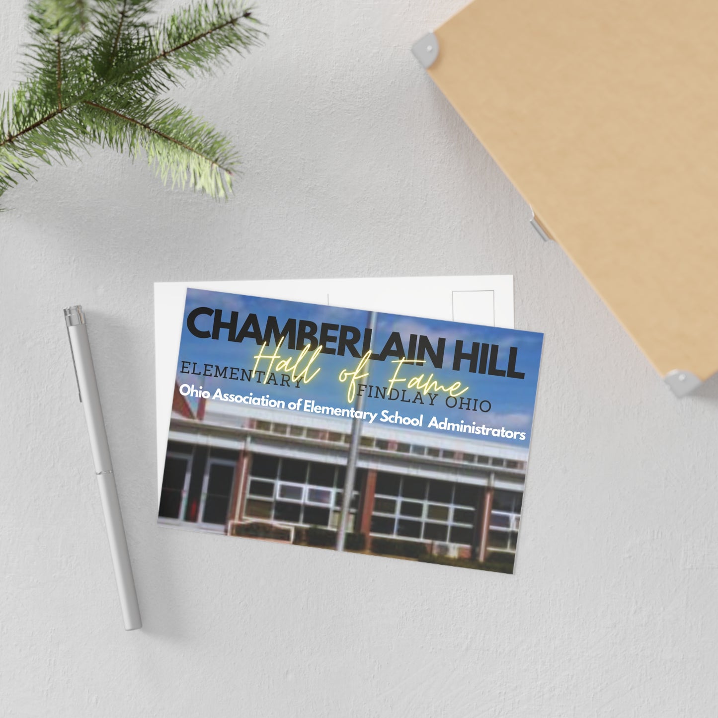 CHAMBERLAIN HILL HALL OF FAME Fine Art Postcards