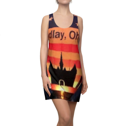 Findlay Ohio 45840 Women's Cut & Sew Racerback Dress (AOP)