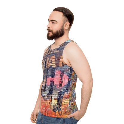 7up Paradise Grill 45840 Collection Unisex Tank Top (AOP)