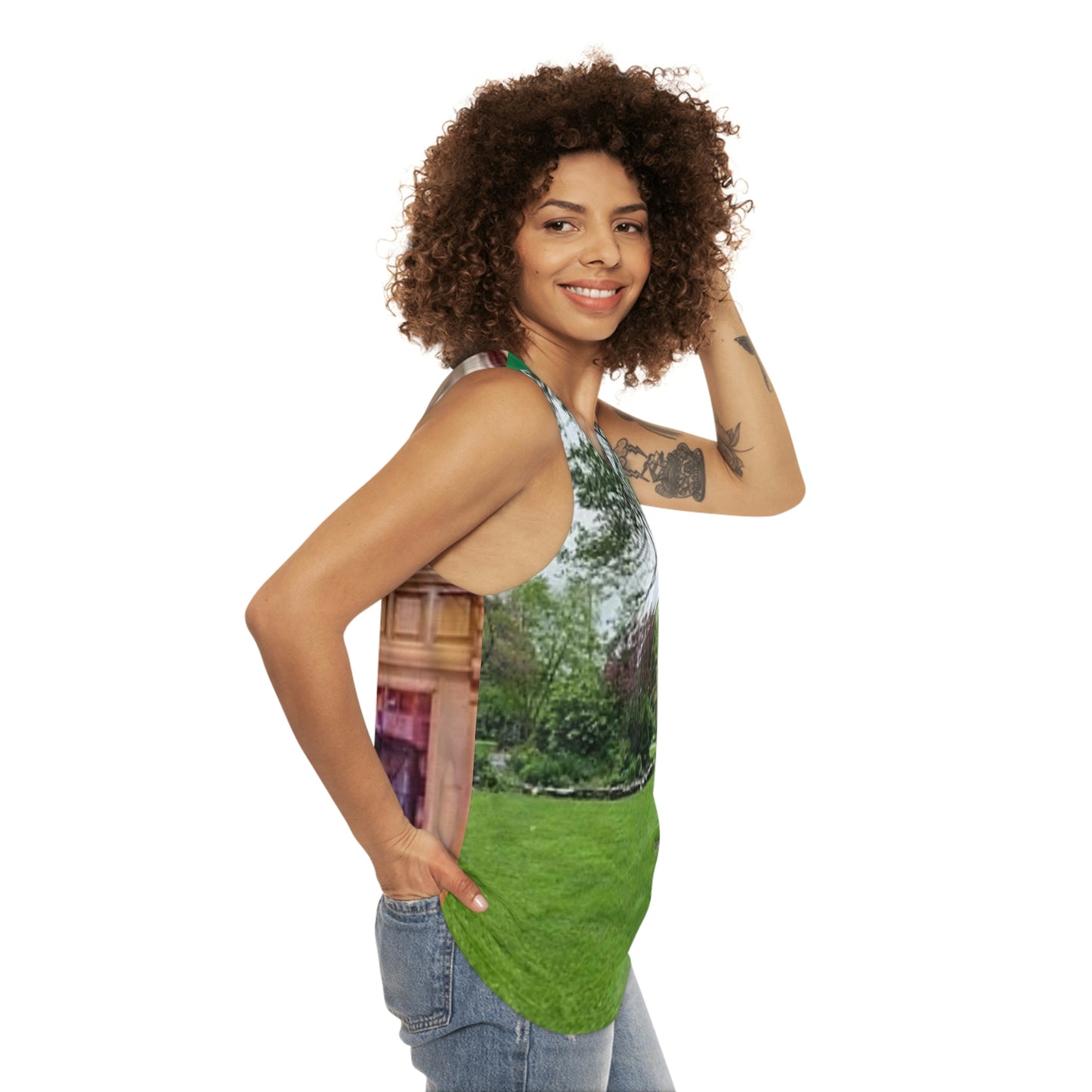 1110 Hurd Ave 45840 Collection Unisex Tank Top (AOP)