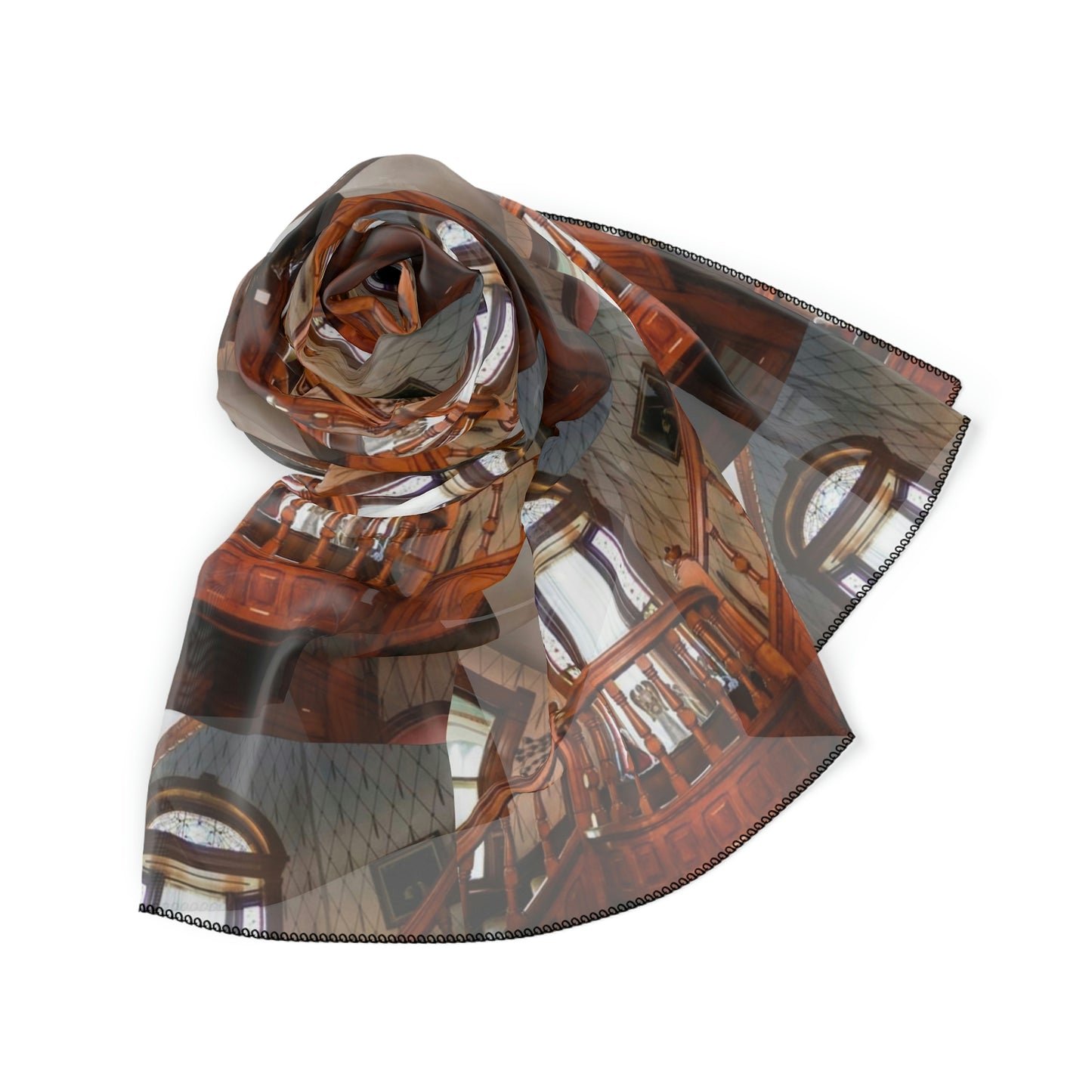 2816 N Main 45840 Stair Landing Color Collection Poly Scarf