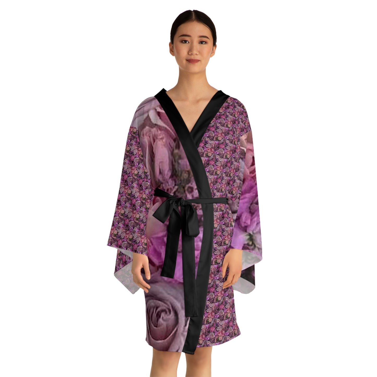 „Jeder braucht eine Jess“-Kimono-Robe mit langen Ärmeln (AOP)