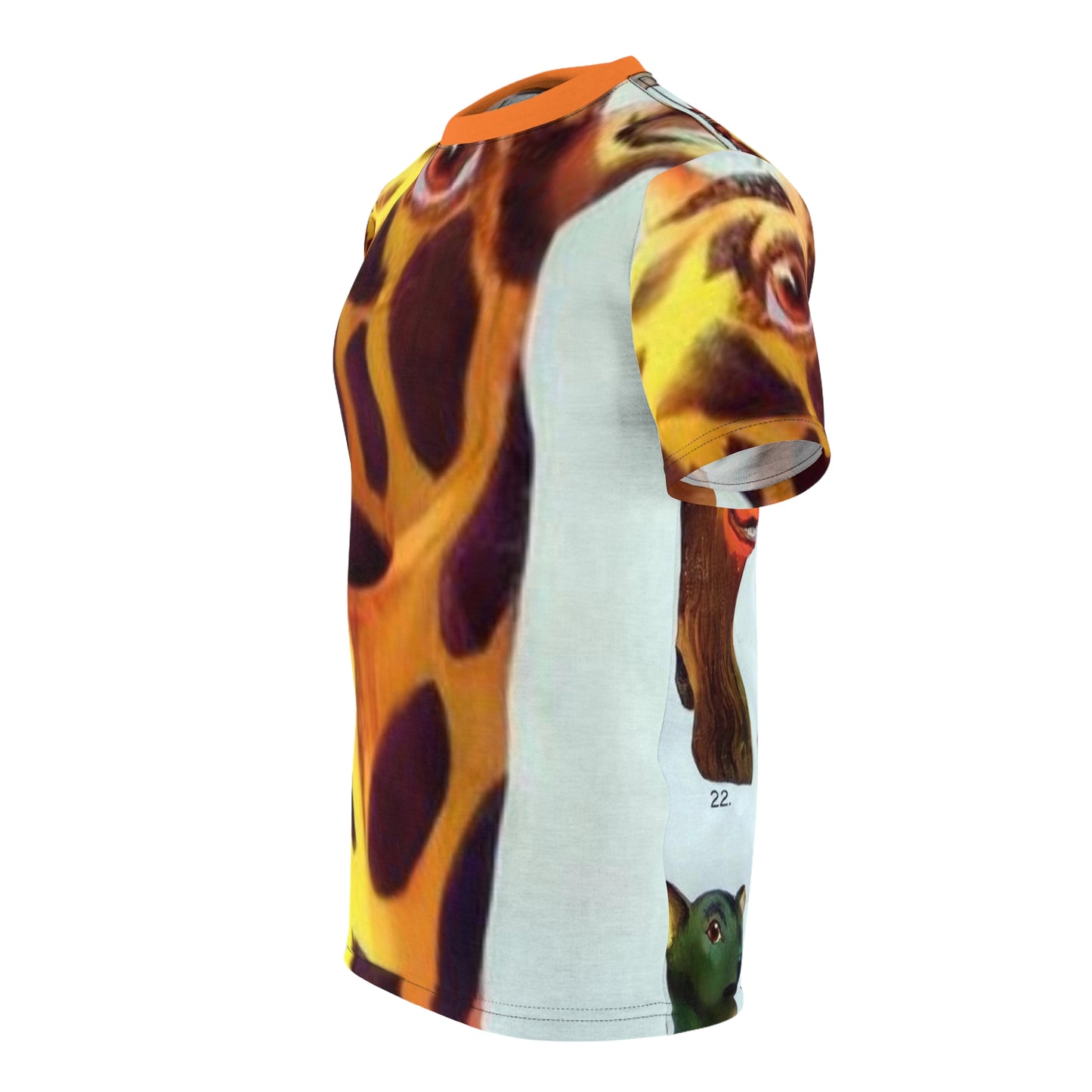 American Mask “24” Giraffe Unisex Cut & Sew Tee (AOP)