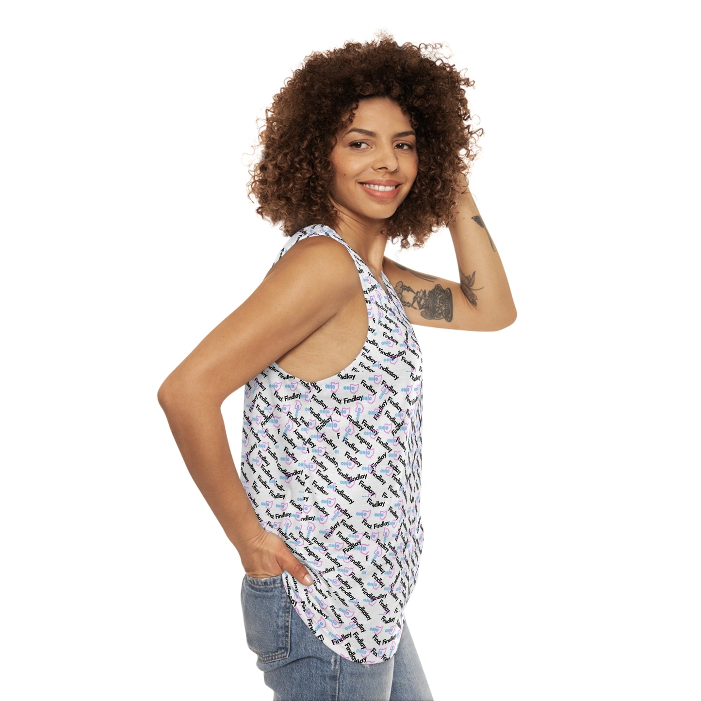 Findlay Ohio Allover Unisex Tank Top (AOP)