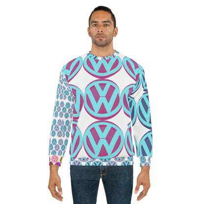Volkswagen Crewneck Mystic Peppermint Unisex Sweatshirt (AOP)