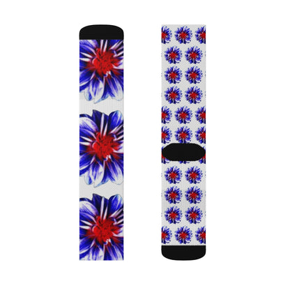 Red White and Bloom 45840 Sublimation Socks
