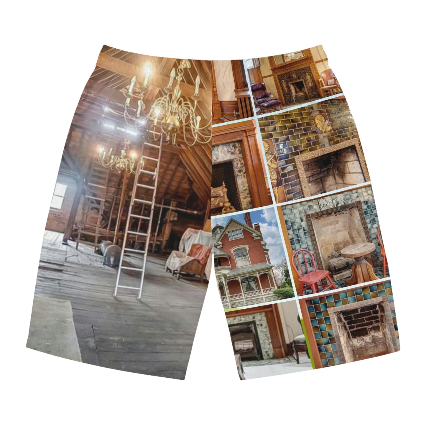 904 S Main FIREPLACE 🔥 Men's Board Shorts (AOP)