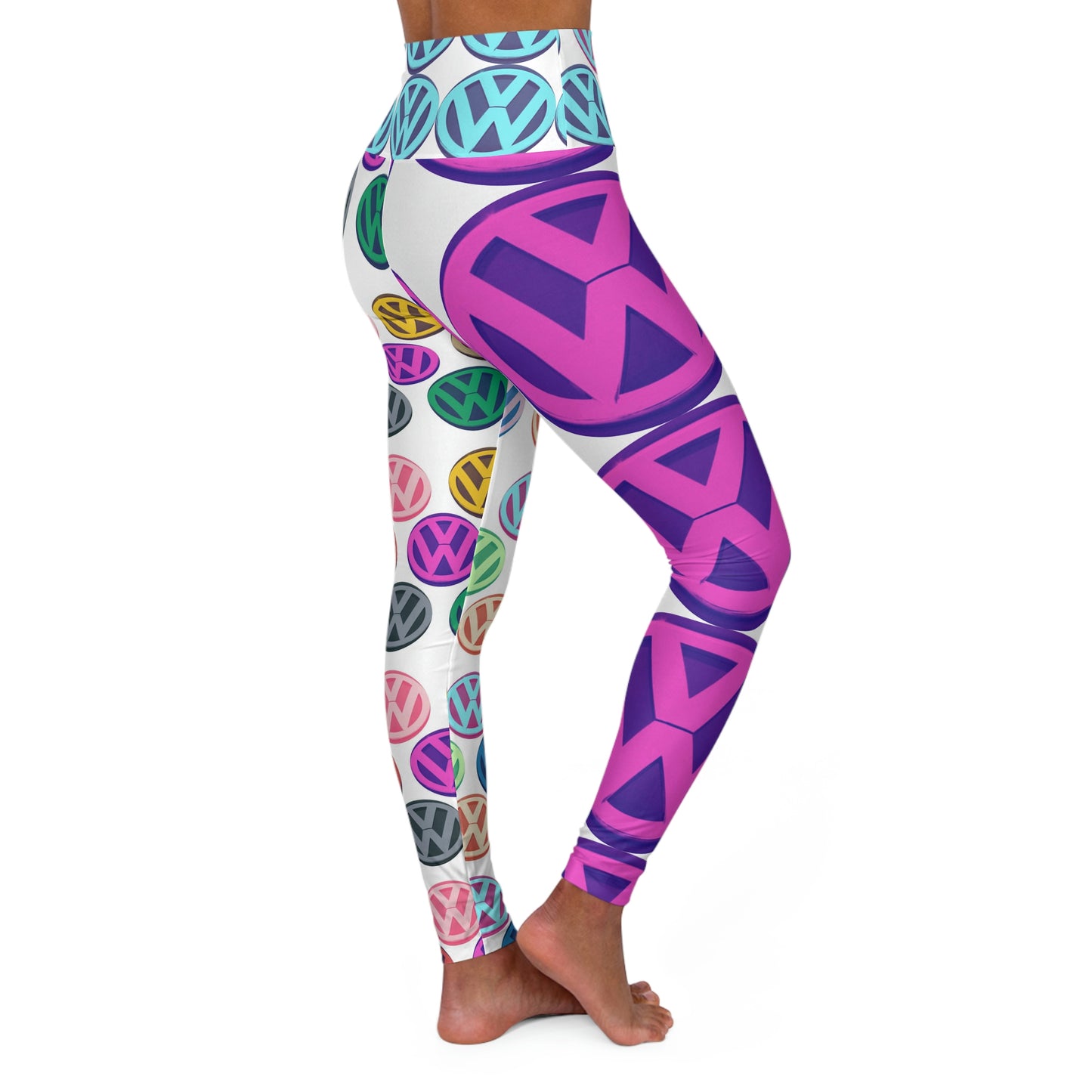 Volkswagen Multi Mystic High Waisted Yoga Leggings (AOP)