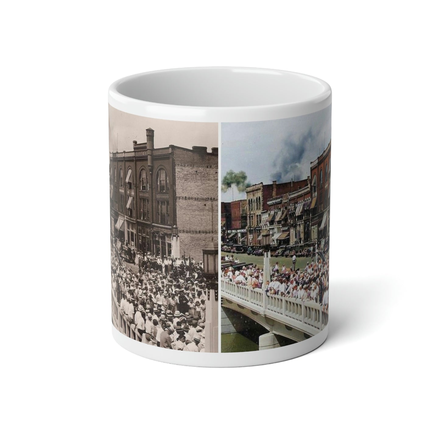 Findlay Ohio Hancock Co Memorial Bridge Dedication 07-07-1935 Jumbo Mug, 20oz