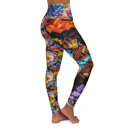 PRIDE 2023 Yoga-Leggings mit hoher Taille (AOP)