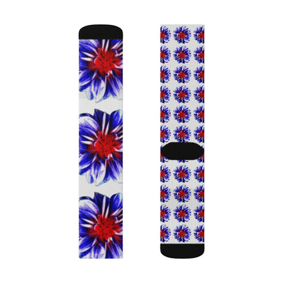 Red White and Bloom 45840 Sublimation Socks