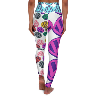 Volkswagen Multi Mystic Yoga-Leggings mit hoher Taille (AOP)