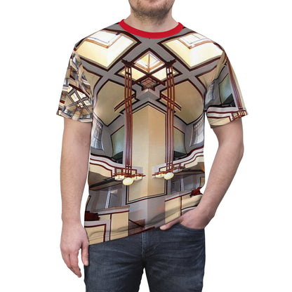 Art Deco Unisex Cut &amp; Sew T-Shirt (AOP)