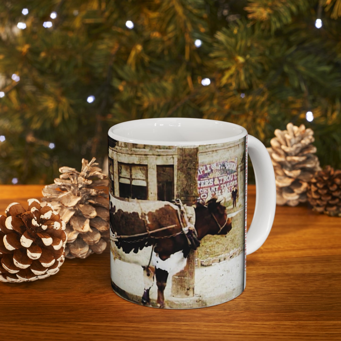 Holy Cow Fountain Square Lancaster Ceramic Mug 11oz