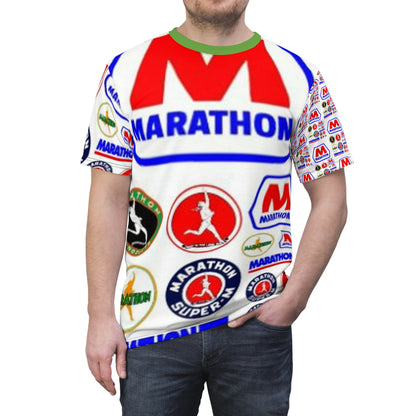 Marathon Logos Unisex Cut &amp; Sew T-Shirt (AOP)