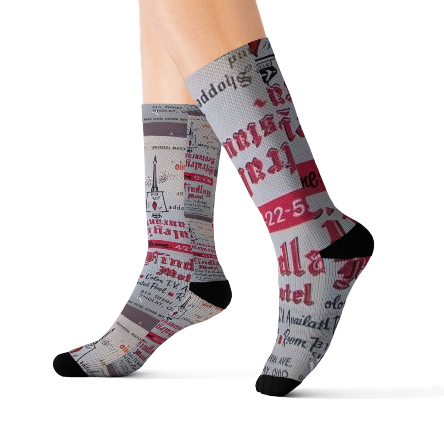 Straley’s Findlay Motel socks Sublimation Socks