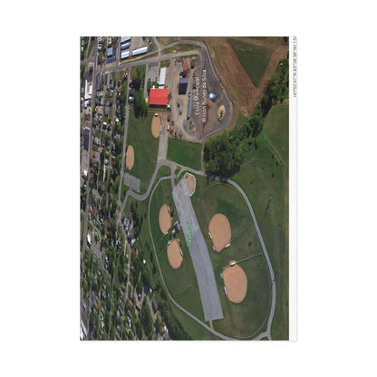 Postkarten von Google Earth 🌏🏞️: Findlay Swale Park Fine Art Postcards