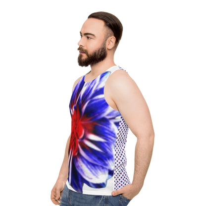 Red White and Bloom 45840 Unisex Tank Top (AOP)