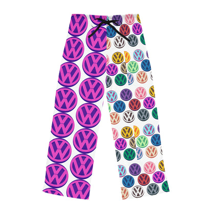 Volkswagen Fuchsia Women's Pajama Pants (AOP)