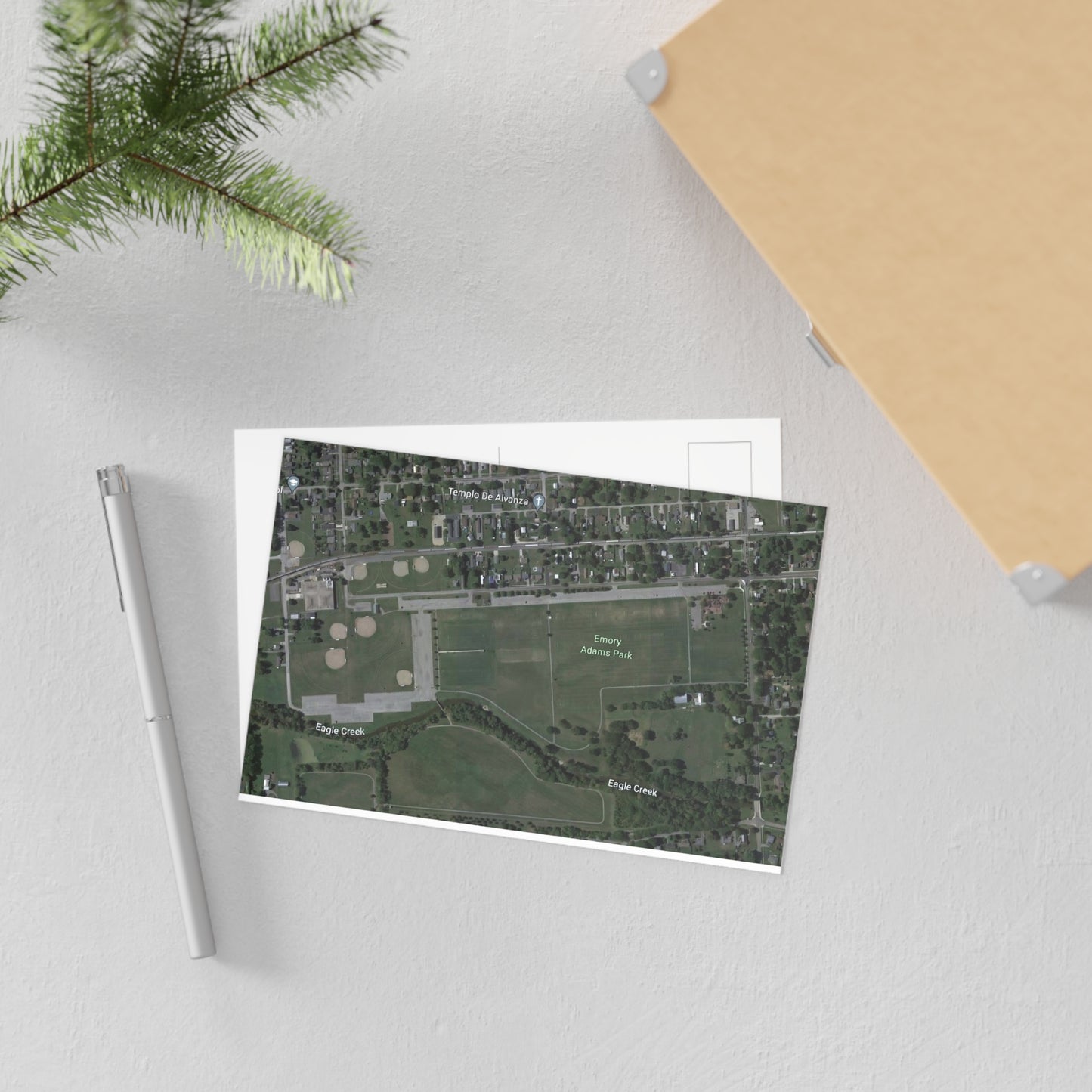 Postkarten von Google Earth 🌏🏞️: Findlay Emory Adams Park Fine Art Postcards