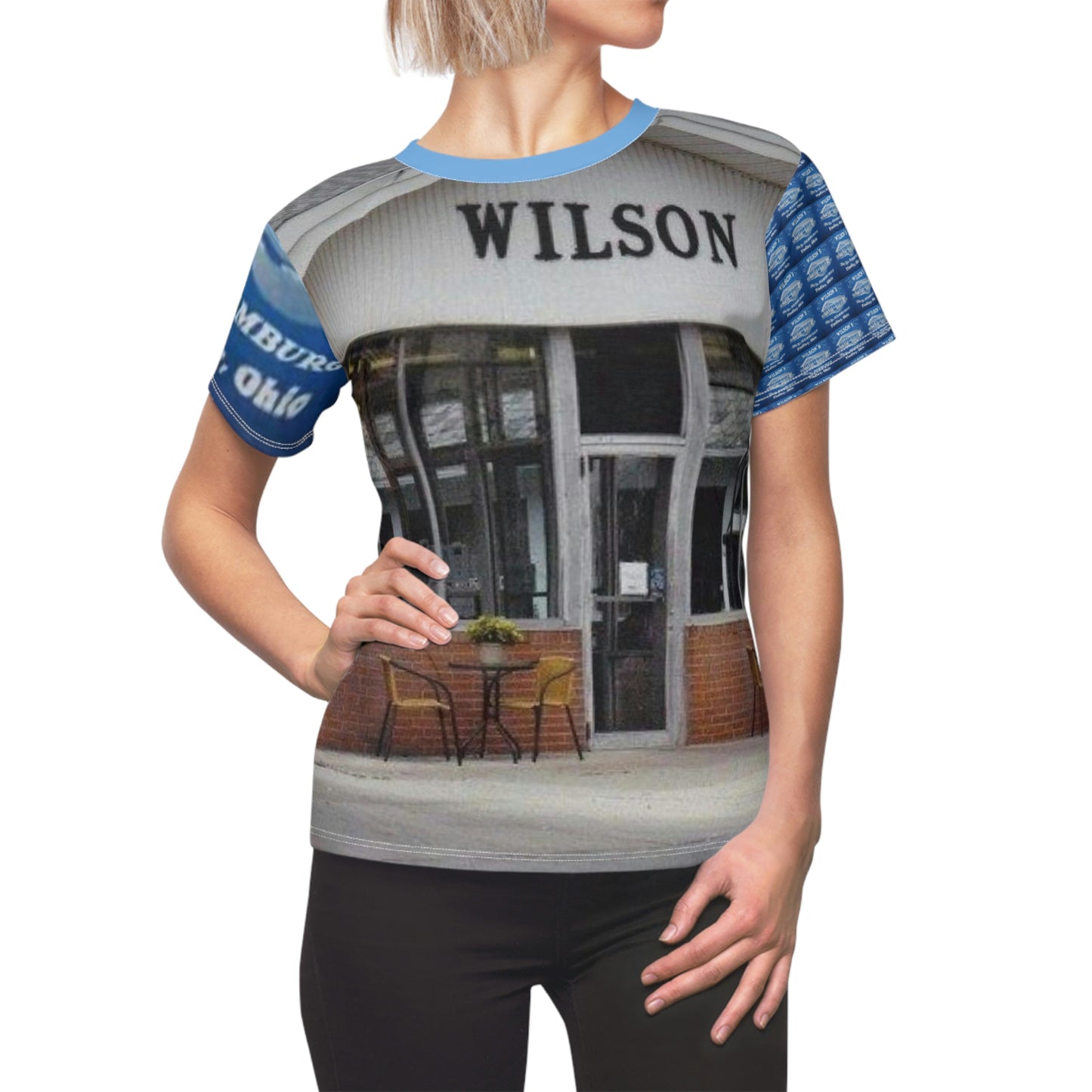 Wilson's Hamburg Cut &amp; Sew T-Shirt für Damen (AOP)