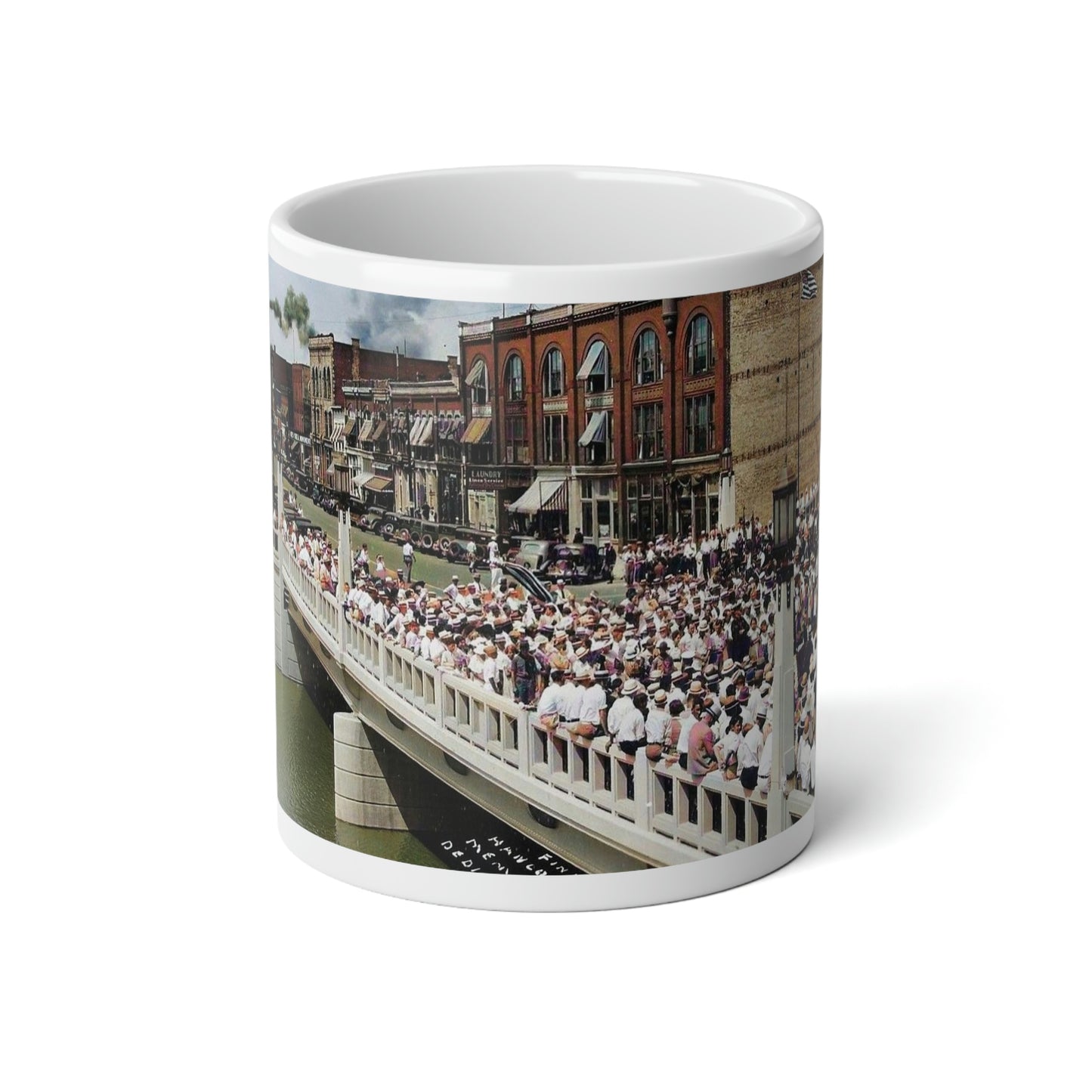 Memorial Bridge Dedication 07-07-1935 Findlay Ohio Jumbo Mug