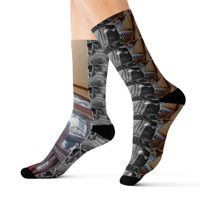 904 S Main 45840 Housing Boom collection Sublimation Socks