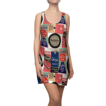 Dr Drake’s Glessco 45840 Women's Cut & Sew Racerback Dress (AOP)