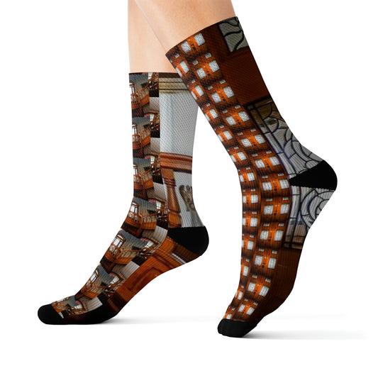 2816 N Main 45840 Housing Boom Collection Sublimation Socks