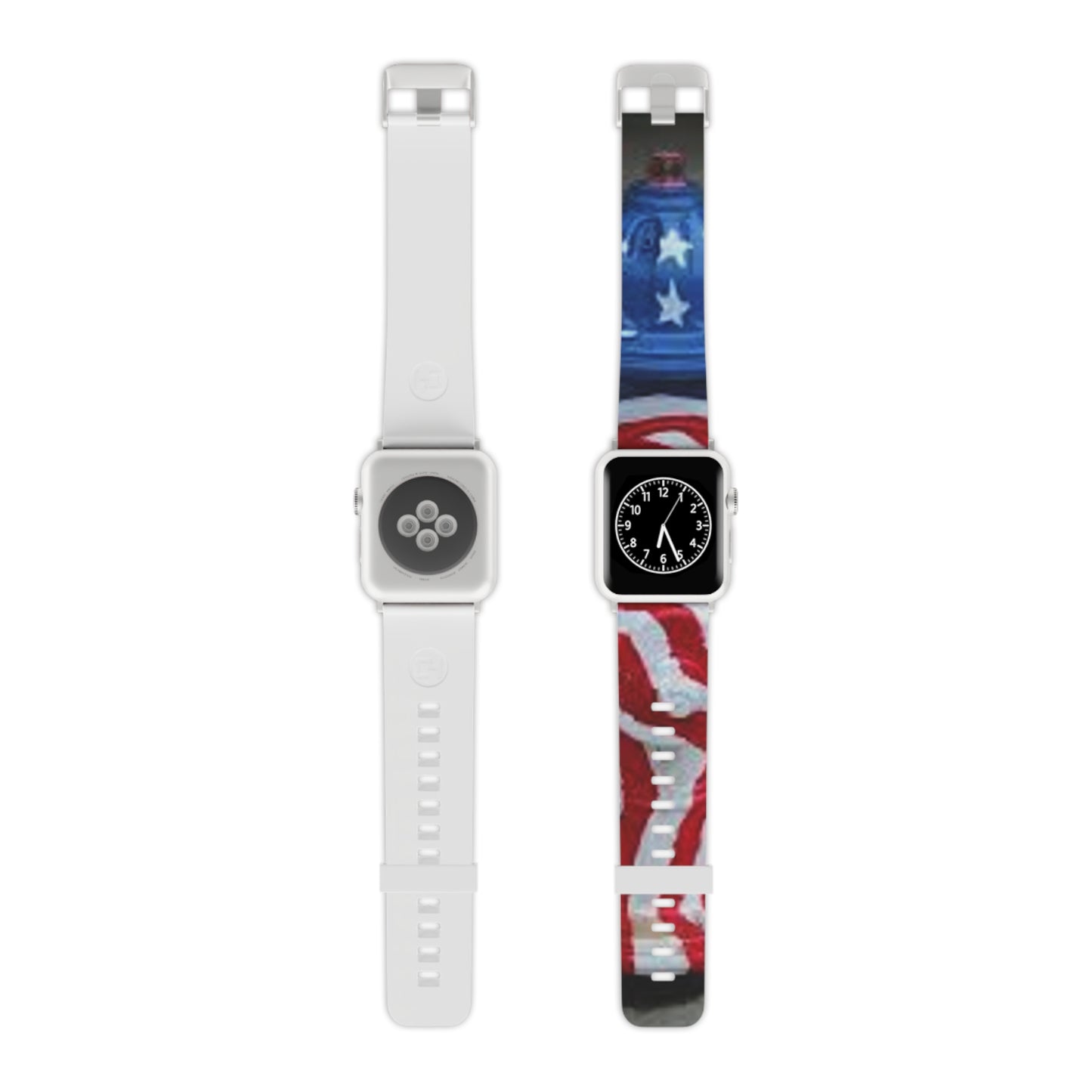 Patriotisches Feuerhydranten-Uhrenarmband für die Apple Watch