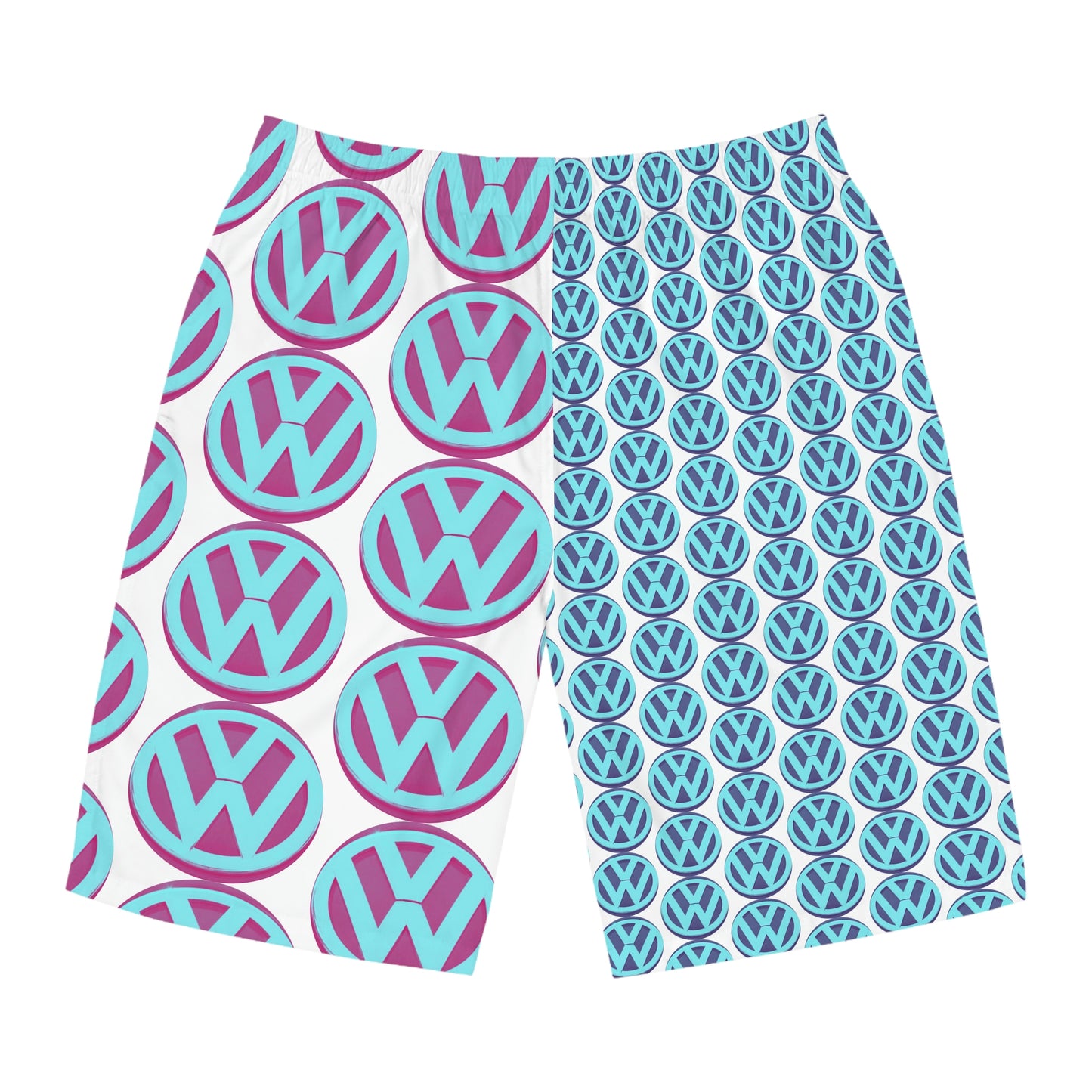 Volkswagen Mystic Peppermint Board Shorts (AOP)