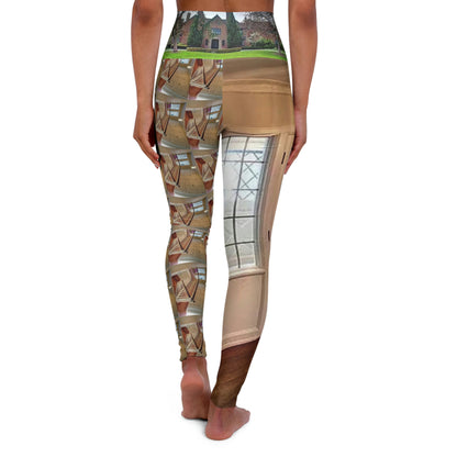 2800 S Main 45840 Housing Boom Collection Yoga-Leggings mit hoher Taille (AOP)