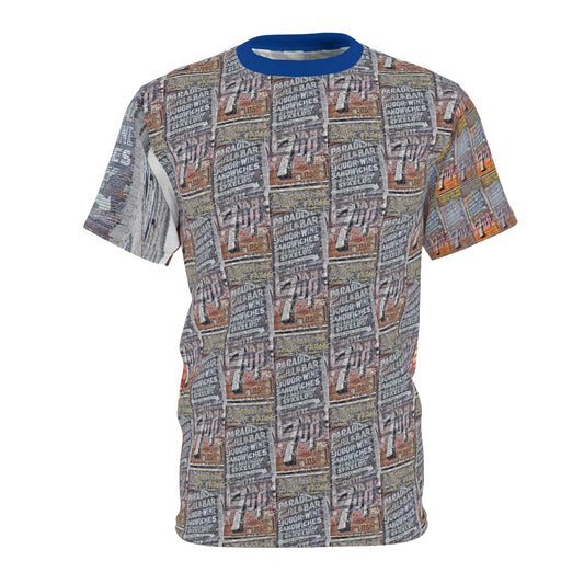 7up Paradise Grill Unisex Cut &amp; Sew T-Shirt (AOP)