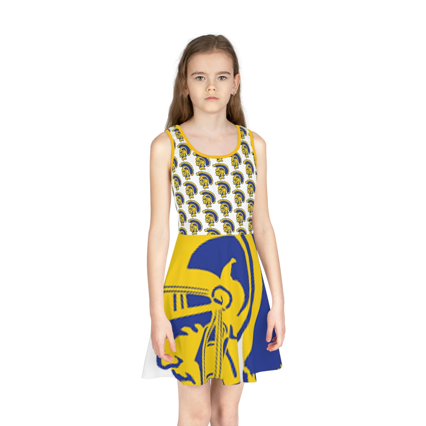 Ärmelloses Sommerkleid für Mädchen von Tommy Trojan (AOP)