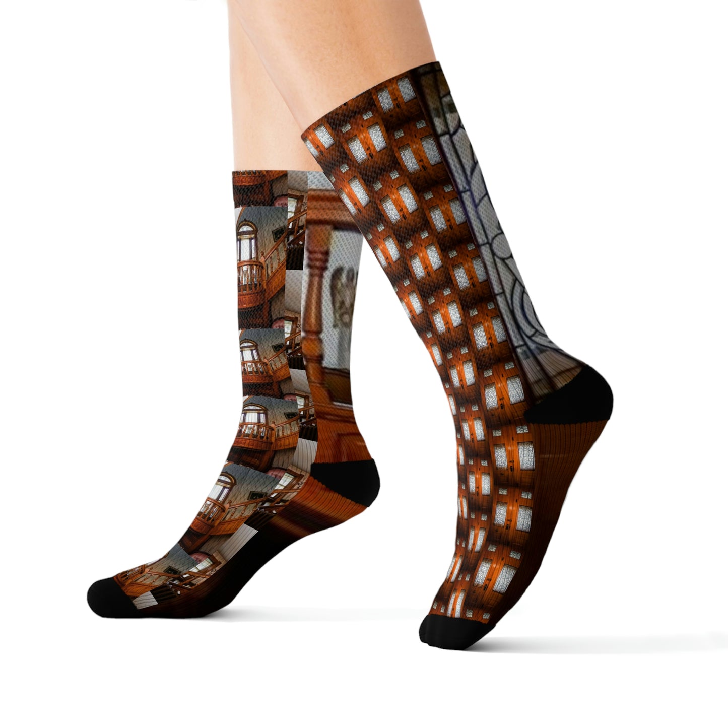 2816 N Main 45840 Housing Boom Collection Sublimation Socks