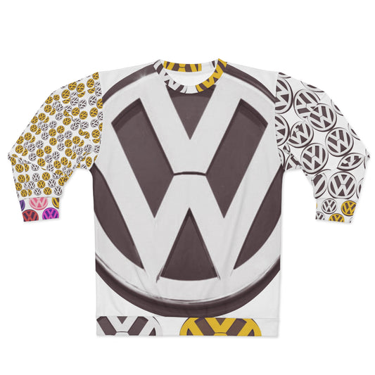 Volkswagen Crewneck Mono Mustard Unisex Sweatshirt (AOP)