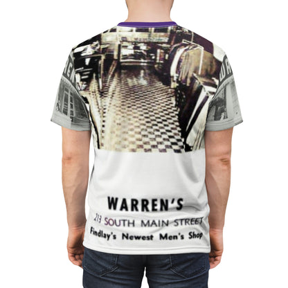 WARREN'S 213 S Main int/ext Unisex Cut &amp; Sew T-Shirt (AOP)