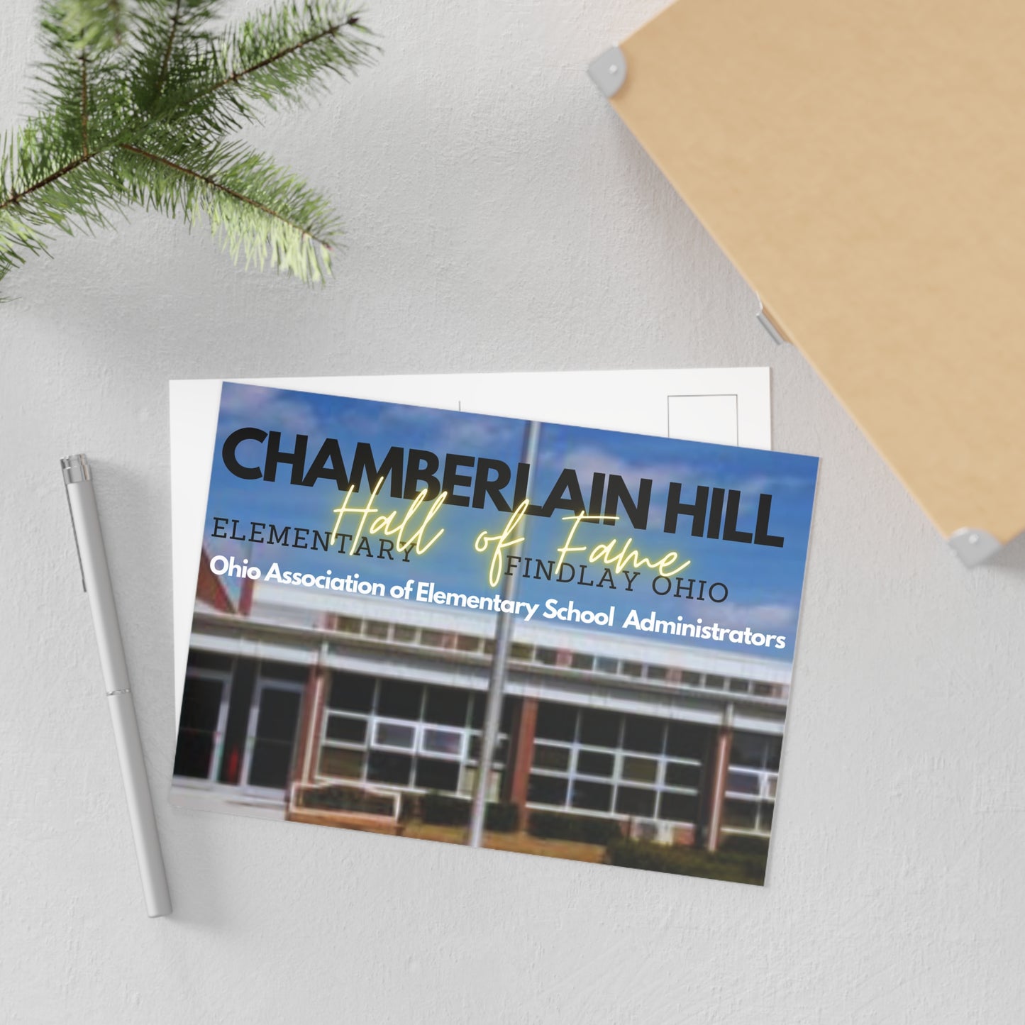 CHAMBERLAIN HILL HALL OF FAME Fine Art Postcards