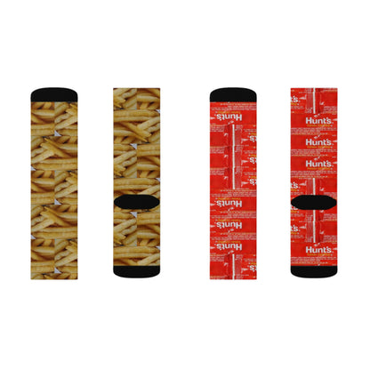 Fries and Ketchup the Wilson’s 45840 Collection Sublimation Socks