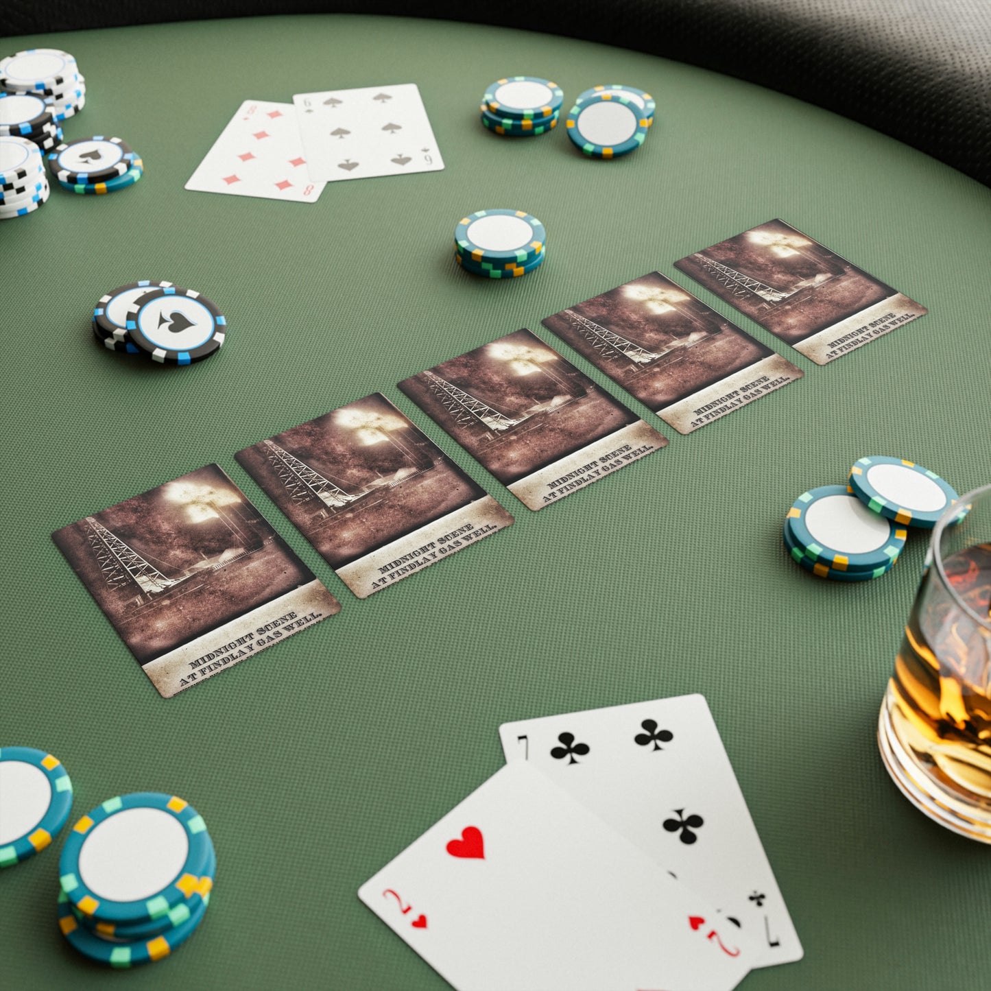 MITTERNACHTSZENE bei KARG Well Findlay Ohio Poker Cards