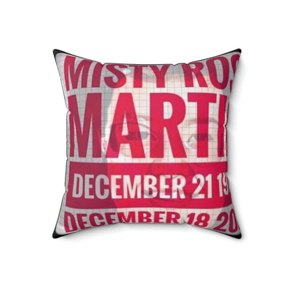 In Memoriam Misty Vincent Spun Polyester Square Pillow