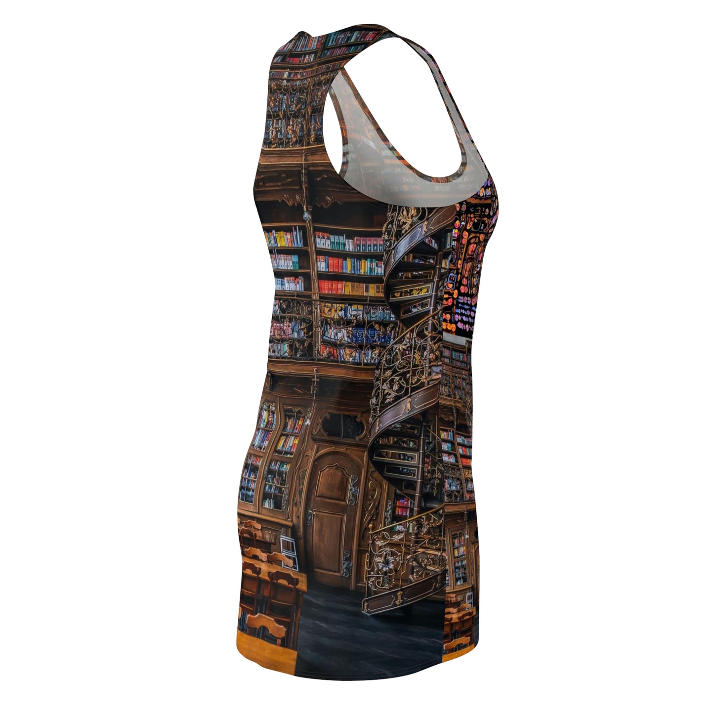 Sammlung Cut &amp; Sew Racerback-Kleid der Münchner Stadtrechtsbibliothek (AOP)