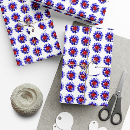 RED WHITE and BLOOM 45840 Gift Wrap