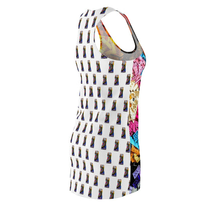 PRIDE 2023 Cut &amp; Sew Racerback-Kleid für Damen (AOP)