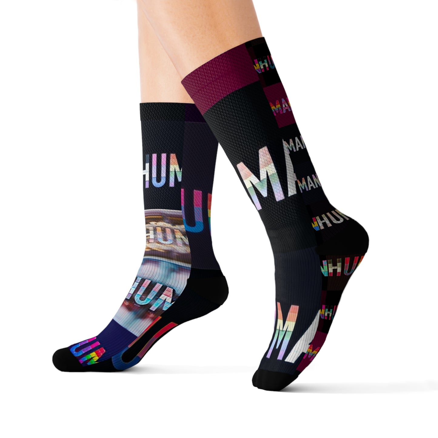 HUMAN socks Sublimation Socks